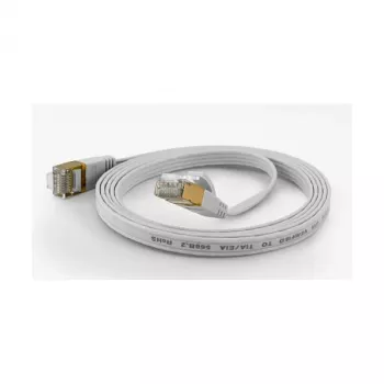 WANTEC 7004 Cat6a F/UTP patchkabel, 0,5 m, RJ-45, 10 Gbps, zwart