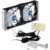Titan TTC-SC20(A)/V2+ dubbele koelkastventilator 92x25mm IP55 met timer en gelijkrichter