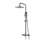Thermostaat-doucheset ST-98001 met regendouche en handdouche, gepolijst chroom