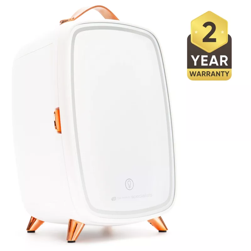 Rio FRBM-EU/1,0 6L Beauty-skincare-koelkast met LED-spiegel wit