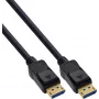 InLine® DisplayPort 2.1 kabel, UHBR20 80 Gb/s, zwart, vergulde contacten, 3m