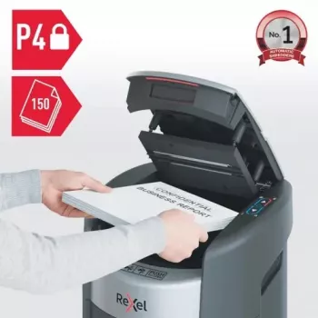 Rexel ShredMax AutoFeed+ 150X papierversnipperaar, P-4, 150 vel, 15 L bak