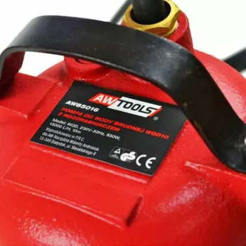 AWTOOLS afvalwaterpomp met versnipperaar 850W - dompelpomp voor vuil water, 15000 L/h, 10 m opvoerhoogte, RVS-versnipperaar, automatische vlotter, 10 m kabel, IPX8