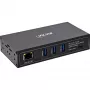 InLine® industriële 4-poorts USB PoE-hub (3x USB-A / 1x USB-C)