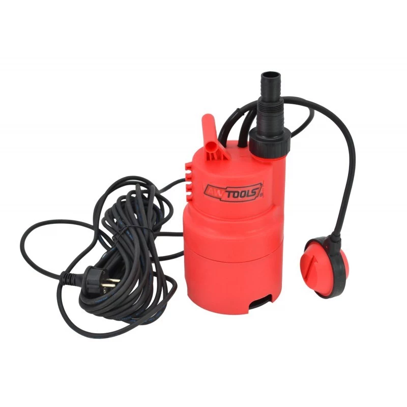 AWTOOLS AW85000 dompelpomp 250W 5000L/h 6m opvoerhoogte IPX8 automatische vlotter schoon water