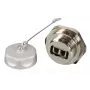 EFB Elektronik IP67DFKLCDM LC-duplex doorvoerkoppeling, metalen behuizing, keramische huls, M25