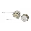 EFB Elektronik IP67DFKLCDM LC-duplex doorvoerkoppeling, metalen behuizing, keramische huls, M25
