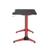 LogiLink gaming-bureau 120x60 cm RGB rood frame