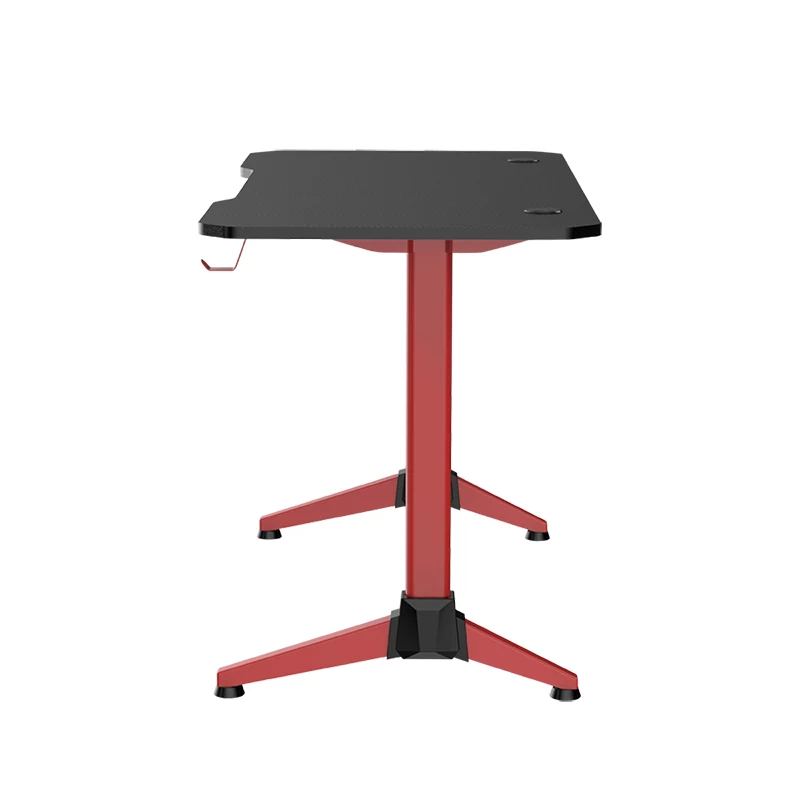 LogiLink gaming-bureau 120x60 cm RGB rood frame