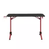 LogiLink gaming-bureau 120x60 cm RGB rood frame