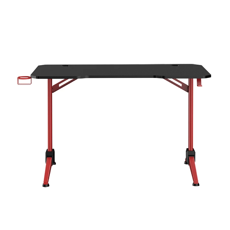 LogiLink gaming-bureau 120x60 cm RGB rood frame