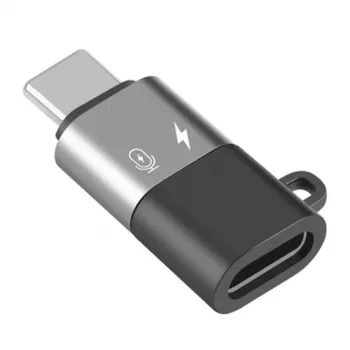 Puluz 8-pin naar USB-C OTG-adapter (zwart)