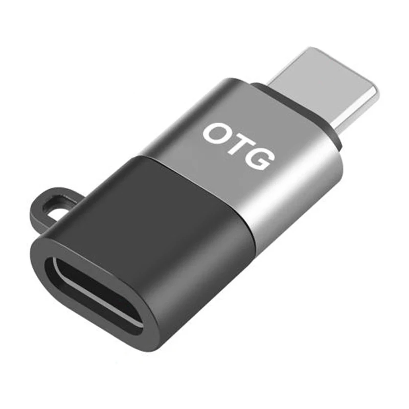 Puluz 8-pin naar USB-C OTG-adapter (zwart)