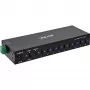 DELOCK InLine® USB 3.2 Gen.1 industriële hub, USB-C, 10-poorts, met voeding