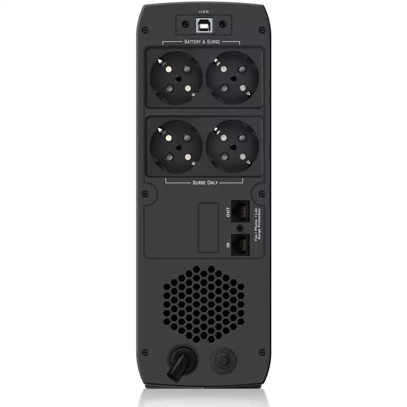 PowerWalker VI 800 CSW line-interactive UPS - 800VA/480W, 2 Schuko-stopcontacten, AVR, USB