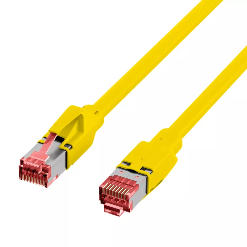 EFB Elektronik Cat.6A S/FTP LSZH RJ45 patchkabel, 50m, geel