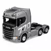 HUINA 32329 Scania 1:18 6-kanaals RC trekker met oplegger grijs zilver