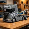 HUINA 32329 Scania 1:18 6-kanaals RC trekker met oplegger grijs zilver