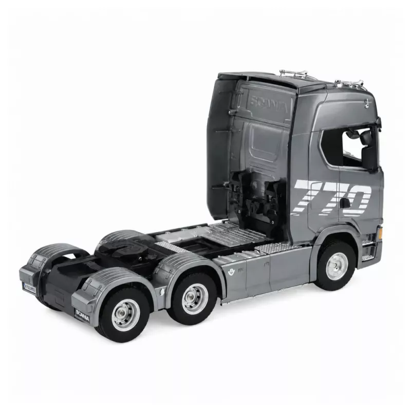 HUINA 32329 Scania 1:18 6-kanaals RC trekker met oplegger grijs zilver