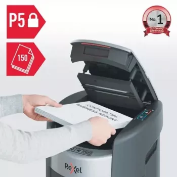 Rexel ShredMax AutoFeed+ 150M P-5 partikelsnipperaar, 150 vel automatische invoer, 15L bak