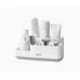 Joseph Joseph EasyStore badkamerorganizer wit/grijs - compacte organizer met meerdere vakken en geventileerde afvoer