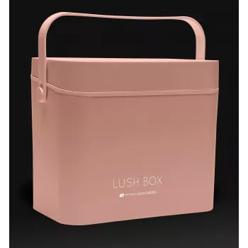 Rio CSBL-EU/1,1 beautykoffer Large Lush Box – aluminium beautybox met uitklapvakken en afsluitbare sluitingen, zwart