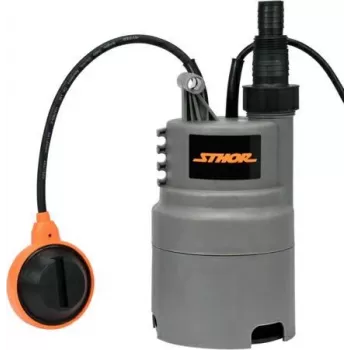 STHOR dompelpomp voor vuil water 400W 79781 - dompelpomp, 7500 L/h, 5m opvoerhoogte, vlotter, 10m kabel