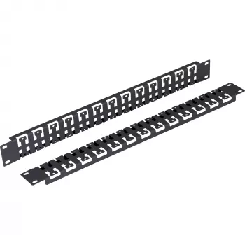 TRITON RAB-VP-X59-A1 19 inch 1U kabelmanagementpaneel, zwart