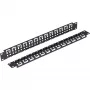 TRITON RAB-VP-X59-A1 19 inch 1U kabelmanagementpaneel, zwart