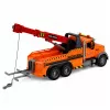LEAN TOYS takelwagen met kraan pechhulp haak lichten geluiden oranje 1:18