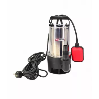 AWTOOLS dompelpomp voor vuil water AW 1100W INOX - 15000 L/h roestvrijstalen dompelpomp
