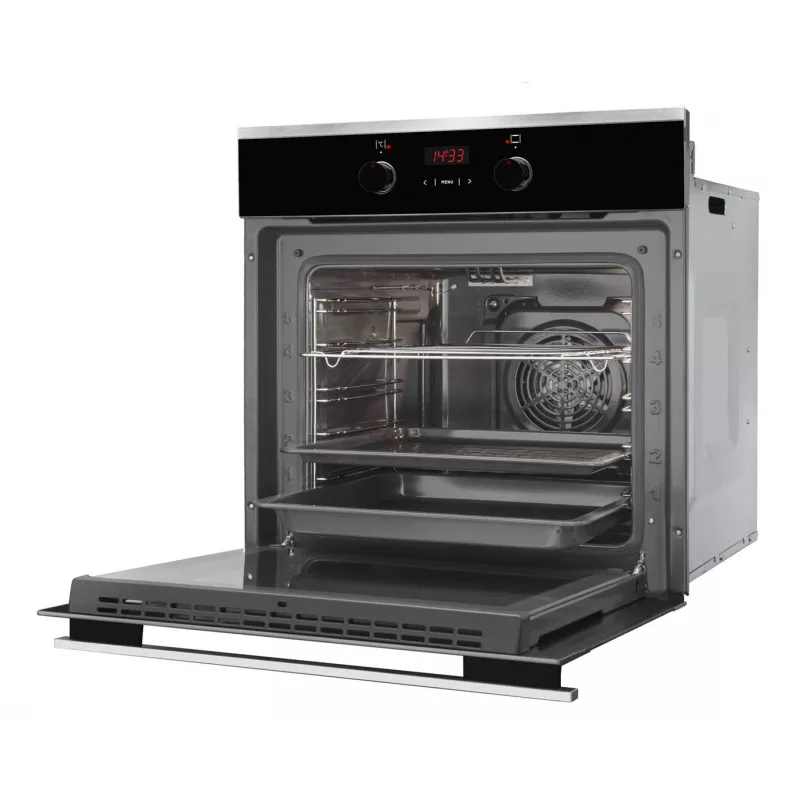 Amica EB6521 FUSION elektrische inbouwoven 65L energieklasse A zwart/rvs