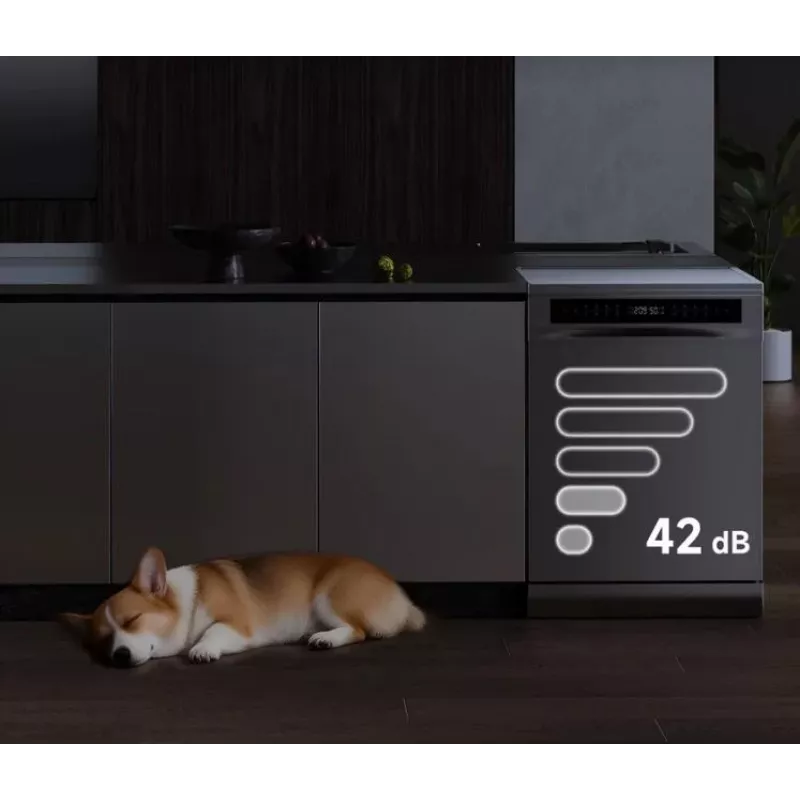Dreame DZ401 Pro inbouwvaatwasser 15 couverts energieklasse C RVS Wi-Fi