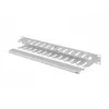 Lanberg 19 inch 1U kabelmanagement met afdekking type A grijs