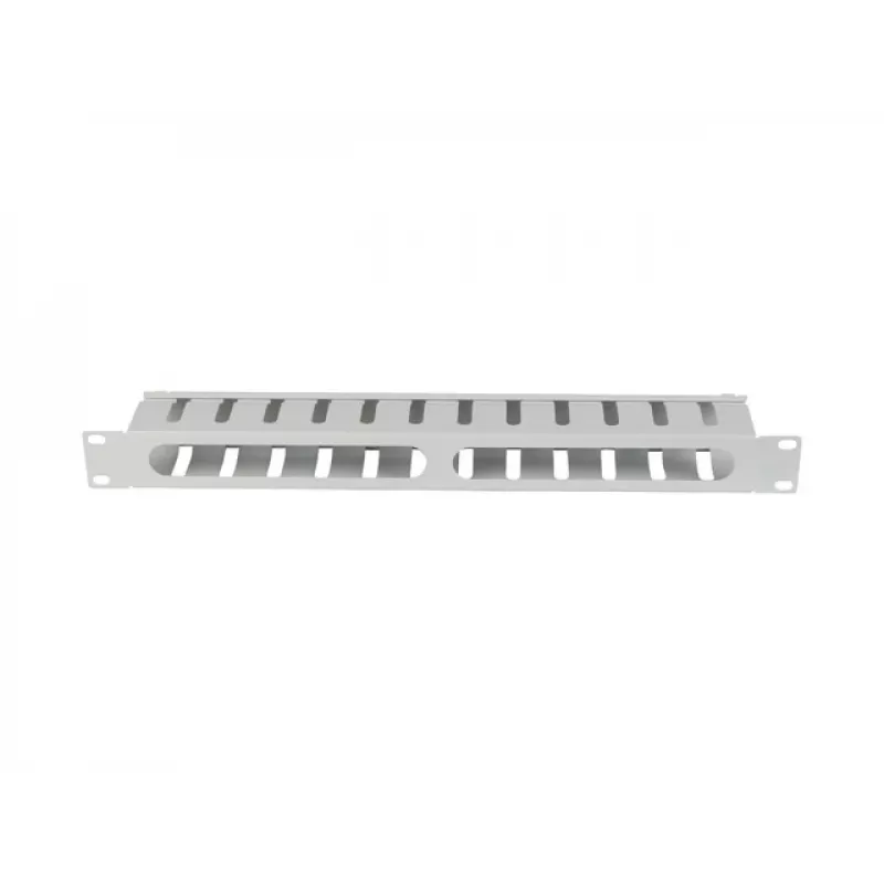 Lanberg 19 inch 1U kabelmanagement met afdekking type A grijs