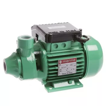 Pomp KPM80 900W perifere elektropomp, 80 l/min, 70 m opvoerhoogte, messing waaier, gietijzeren behuizing, 230 V