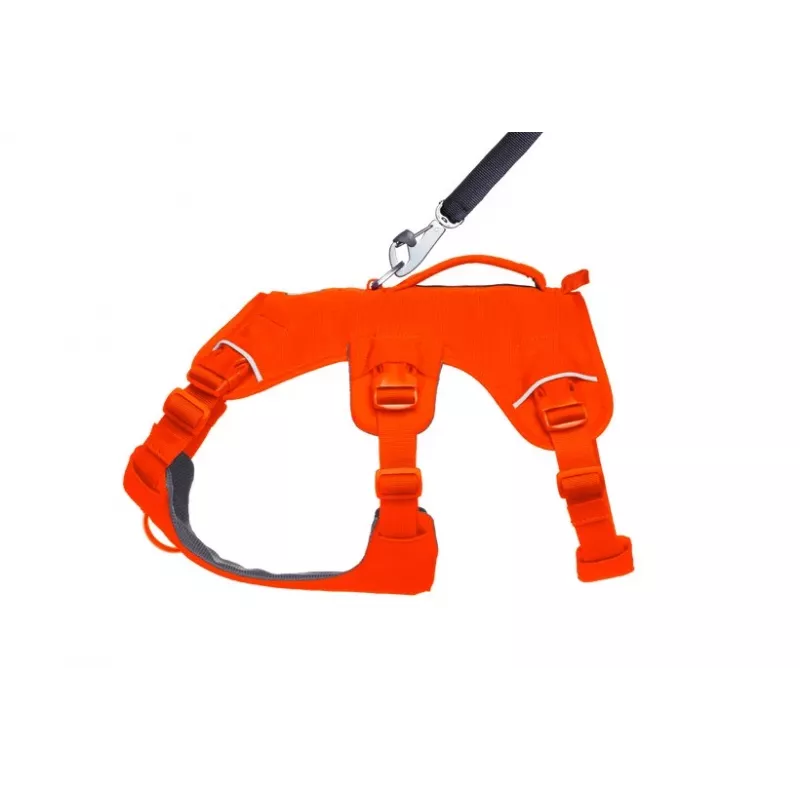 Ruffwear Web Master multifunctioneel ondersteunend harnas voor honden, Blaze Orange, maat M