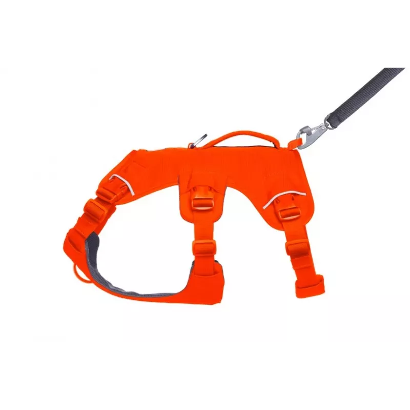 Ruffwear Web Master multifunctioneel ondersteunend harnas voor honden, Blaze Orange, maat M
