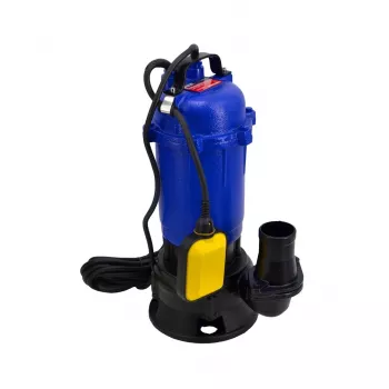 AWTOOLS 1050W dompelpomp voor vuil water met versnipperaar en vlotterschakelaar, 18000 L/h, 10 m opvoerhoogte, gietijzer