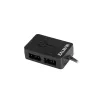 Zalman ZM-4PALC ARGB-controller - 4-poorts Addressable RGB hub met magneetbevestiging