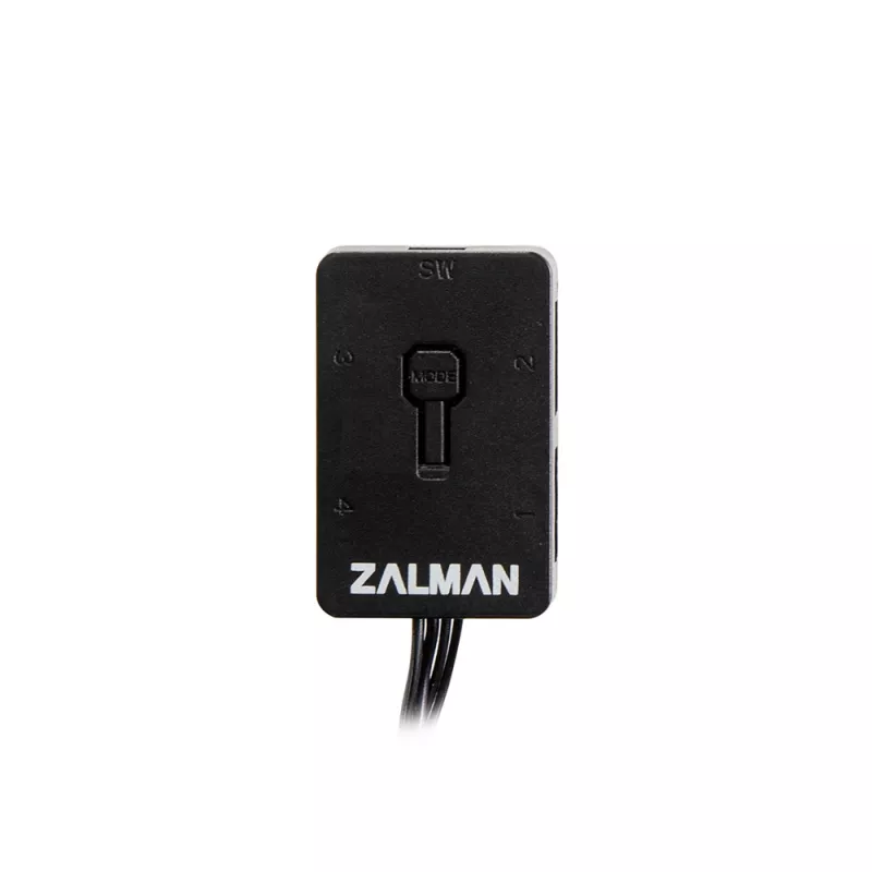 Zalman ZM-4PALC ARGB-controller - 4-poorts Addressable RGB hub met magneetbevestiging