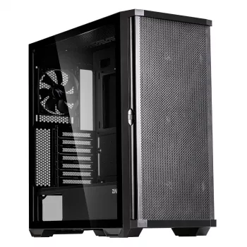 Zalman Z10 ATX mid-tower behuizing, zwart, gehard glas, 4x ARGB-ventilator