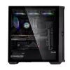 Zalman Z10 ATX mid-tower behuizing, zwart, gehard glas, 4x ARGB-ventilator