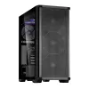 Zalman Z10 ATX mid-tower behuizing, zwart, gehard glas, 4x ARGB-ventilator