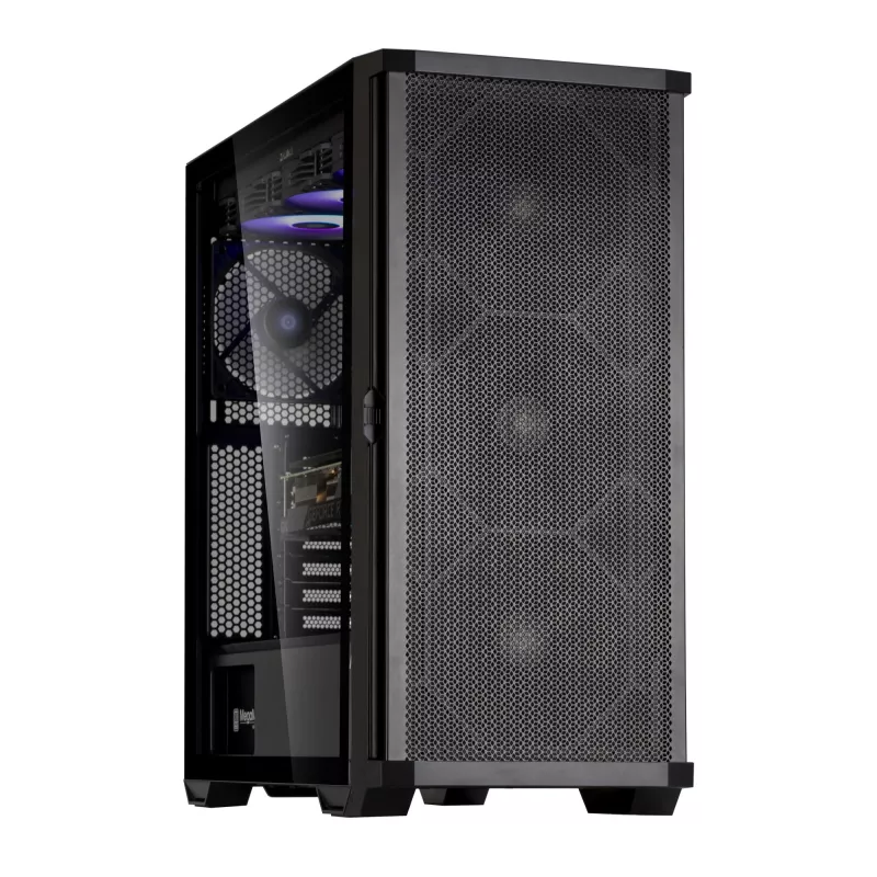 Zalman Z10 ATX mid-tower behuizing, zwart, gehard glas, 4x ARGB-ventilator