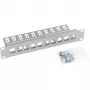 Triton RAC-PP-X03-C1 10-poorts 1U blind keystone patchpaneel, grijs