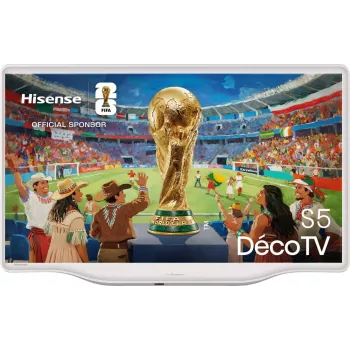 Hisense 43S5DQ 43 inch 4K UHD DLED smart-tv met VIDAA U6, Dolby Vision, HDR10, DTS Virtual:X, Game Mode, spraakbesturing, 3 HDMI, 2 USB, Wi-Fi, Bluetooth