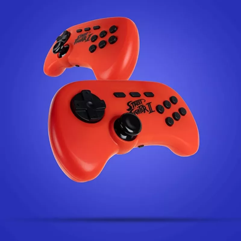 FIZZ CREATIONS Street Fighter II Duel retro-arcadeconsole met 621 spellen, HDMI/AV, 2 controllers