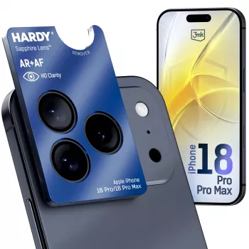 3MK PROTECTION Apple iPhone 18 Pro / 18 Pro Max - 3mk Hardy saffier-lens