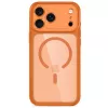 Tech-Protect MagPeak MagSafe CC hoesje voor iPhone 17 Pro Max / 18 Pro Max - Cosmic Orange/transparant